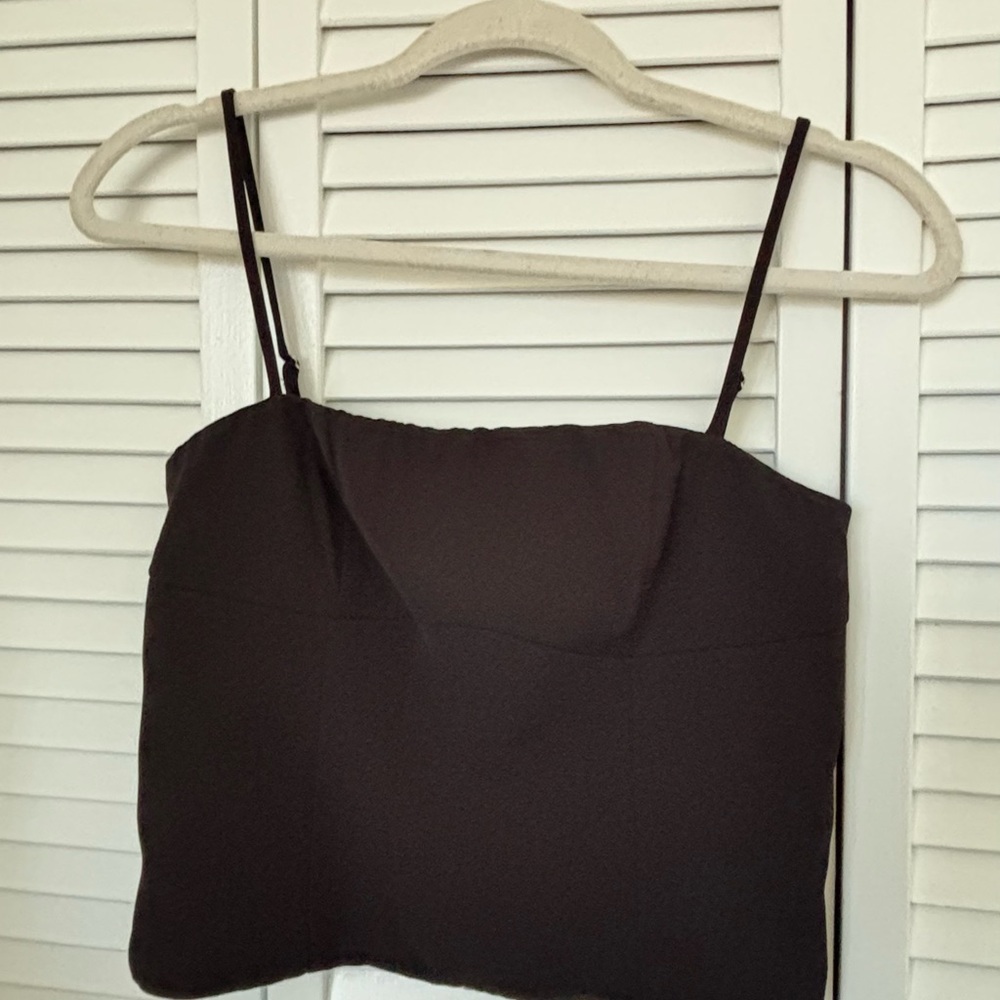 Peppermayo Black Eliana Crop Top
